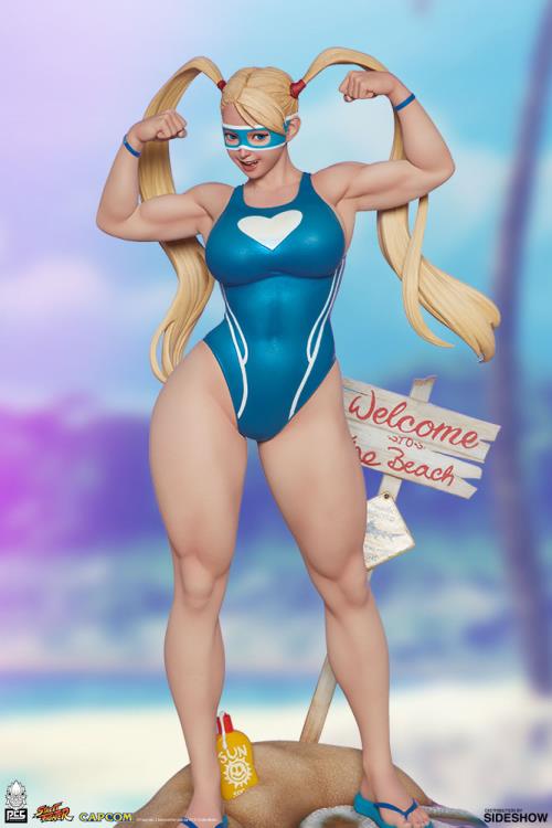 Street Fighter V Rainbow Mika (Season Pass) 1/4 Scale Collector Edition Statue Gallery Image 3