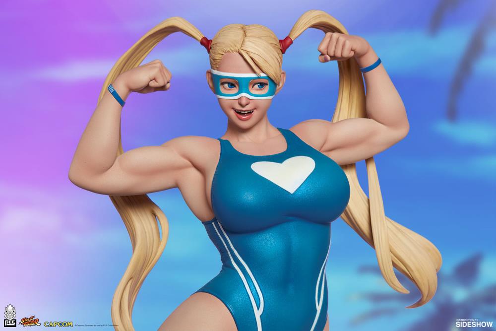 Street Fighter V Rainbow Mika (Season Pass) 1/4 Scale Collector Edition Statue Gallery Image 6