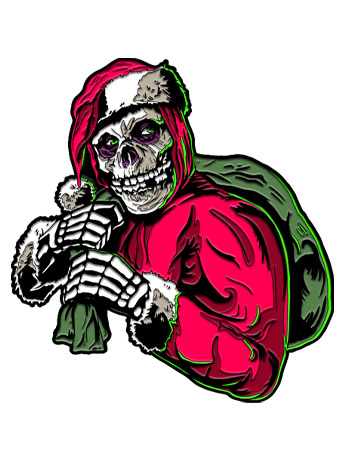 Misfits Holiday Fiend Enamel Pin Gallery Image 2
