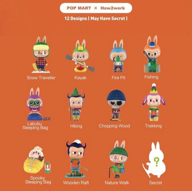 Labubu The Monsters Camping Series Box of 12 Random Figures