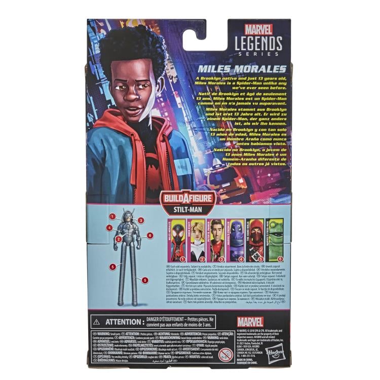 Spider-Man: Into the Spider-Verse Marvel Legends Wave 1 Set of 6 Action Figures (Stilt-Man BAF) Gallery Image 9