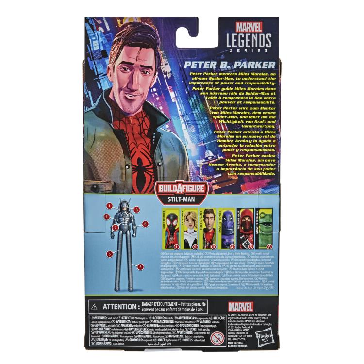 Spider-Man: Into the Spider-Verse Marvel Legends Wave 1 Set of 6 Action Figures (Stilt-Man BAF) Gallery Image 16