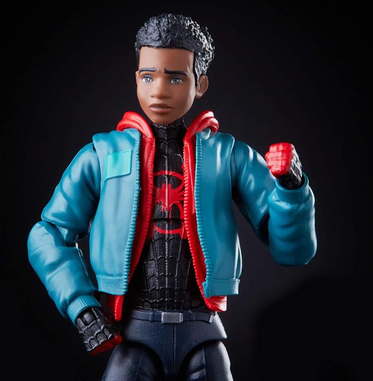 Spider-Man: Into the Spider-Verse Marvel Legends Miles Morales Action Figure (Stilt-Man BAF) Gallery Image 8