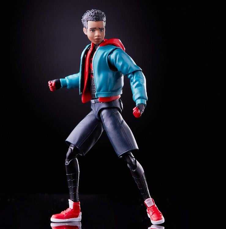 Spider-Man: Into the Spider-Verse Marvel Legends Miles Morales Action Figure (Stilt-Man BAF) Gallery Image 3