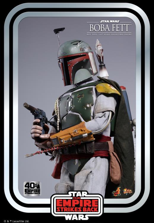 Star Wars: The Empire Strikes Back 40th Anniversary MMS574 Boba Fett 1/6th Scale Collectible Figure Gallery Image 11