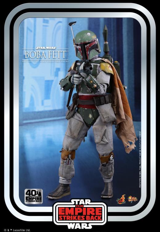 Star Wars: The Empire Strikes Back 40th Anniversary MMS574 Boba Fett 1/6th Scale Collectible Figure Gallery Image 4