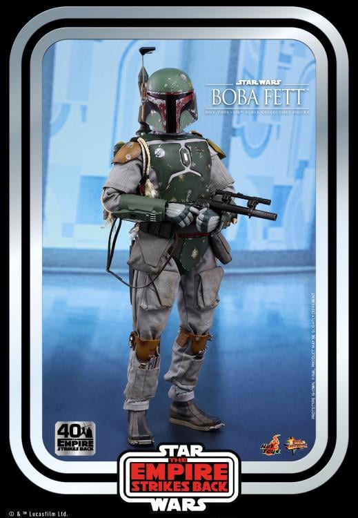 Star Wars: The Empire Strikes Back 40th Anniversary MMS574 Boba Fett 1/6th Scale Collectible Figure Gallery Image 3