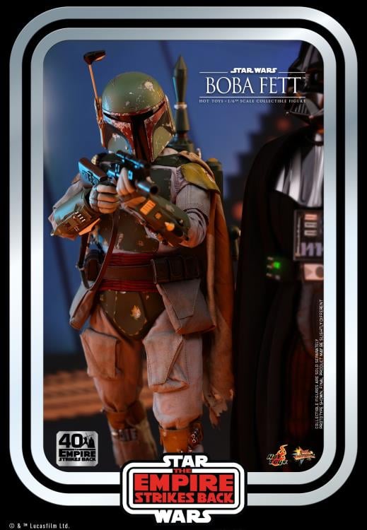 Star Wars: The Empire Strikes Back 40th Anniversary MMS574 Boba Fett 1/6th Scale Collectible Figure Gallery Image 6