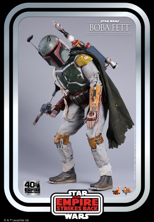 Star Wars: The Empire Strikes Back 40th Anniversary MMS574 Boba Fett 1/6th Scale Collectible Figure Gallery Image 10