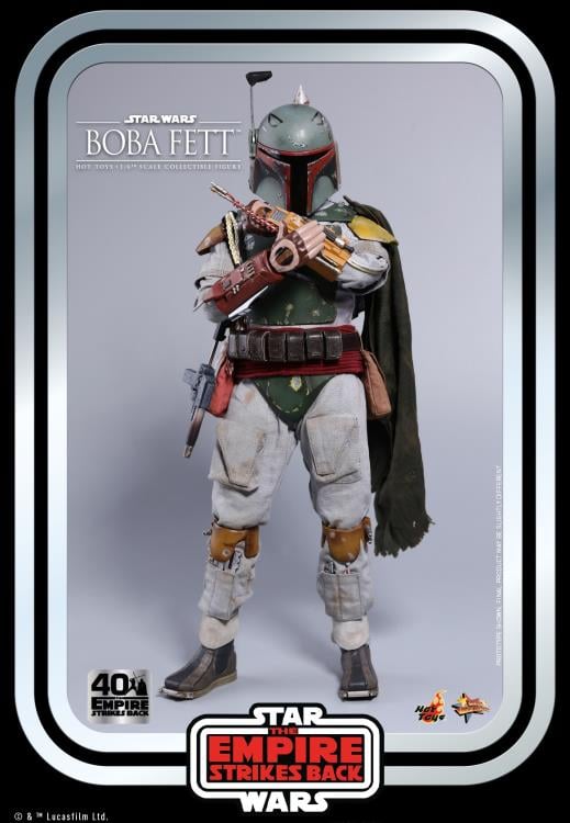 Star Wars: The Empire Strikes Back 40th Anniversary MMS574 Boba Fett 1/6th Scale Collectible Figure Gallery Image 9