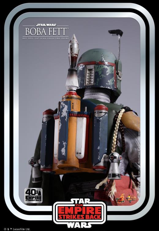 Star Wars: The Empire Strikes Back 40th Anniversary MMS574 Boba Fett 1/6th Scale Collectible Figure Gallery Image 12