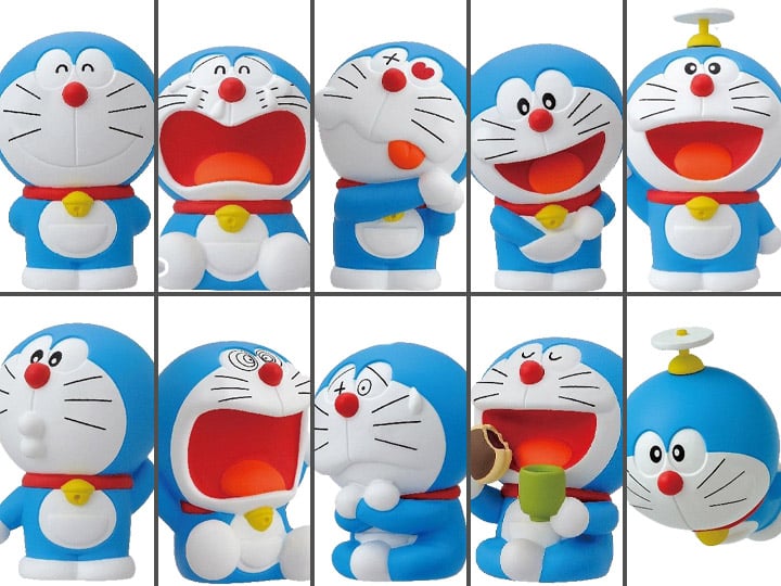Doraemon Mascot Box of 10 Random Vinyl Figures Gallery Image 1