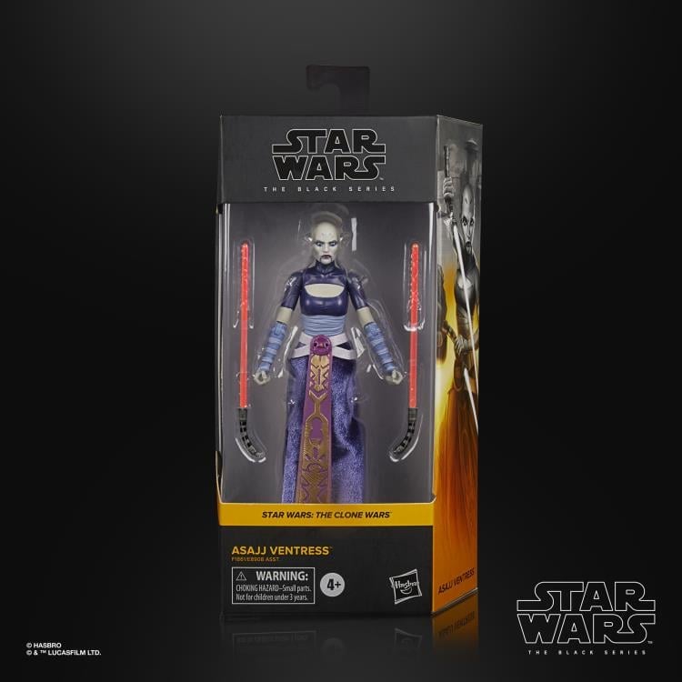 Star Wars: The Black Series 6" Asajj Ventress (The Clone Wars) Gallery Image 6