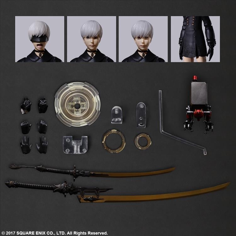 NieR: Automata Play Arts Kai 9S (YoRHa No.9 Type S) Deluxe Version Gallery Image 13