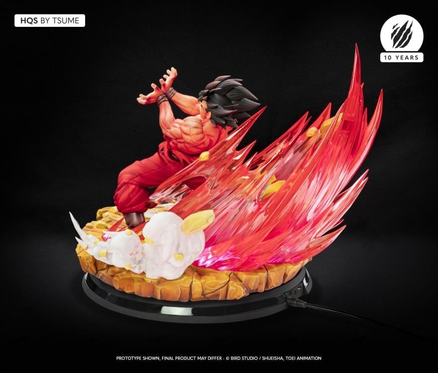 Dragon Ball Z HQS Goku Kaio-ken 1/6 Scale Limited Edition Statue Gallery Image 7