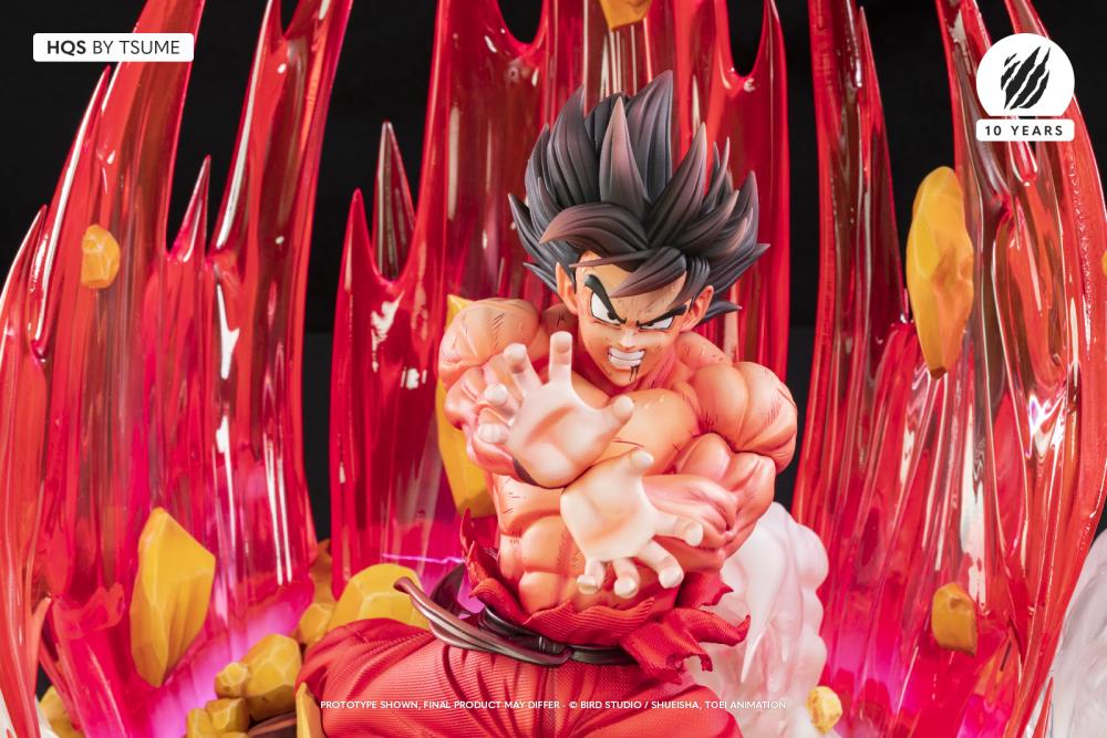 Dragon Ball Z HQS Goku Kaio-ken 1/6 Scale Limited Edition Statue Gallery Image 4
