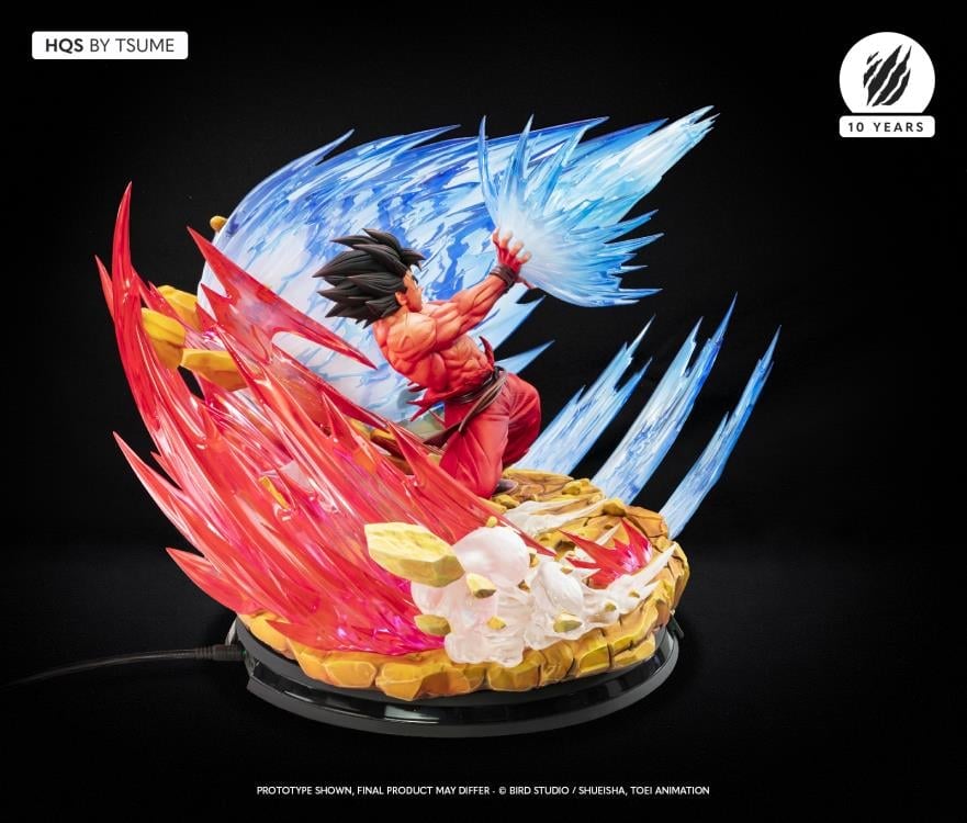 Dragon Ball Z HQS Goku Kaio-ken 1/6 Scale Limited Edition Statue Gallery Image 16