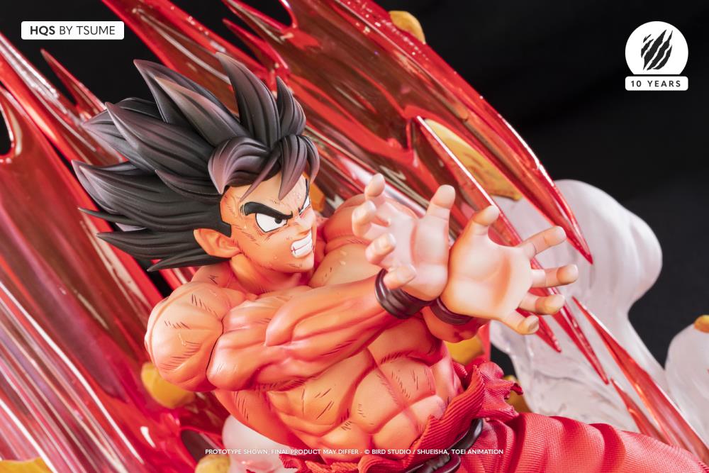 Dragon Ball Z HQS Goku Kaio-ken 1/6 Scale Limited Edition Statue Gallery Image 11
