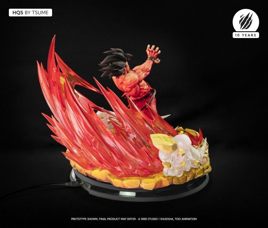 Dragon Ball Z HQS Goku Kaio-ken 1/6 Scale Limited Edition Statue Gallery Image 9