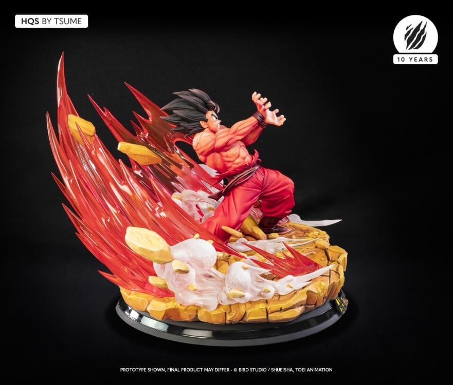 Dragon Ball Z HQS Goku Kaio-ken 1/6 Scale Limited Edition Statue Gallery Image 10