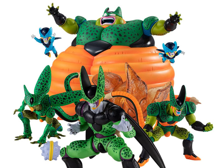 ドラゴンボール　ガレージキット　HG Dragon Ball Z HG Cell Complete Exclusive Set