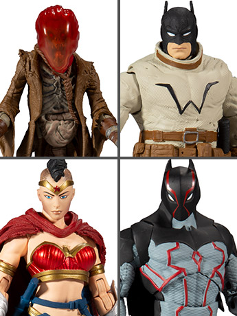 Last Knight on Earth DC Multiverse Wave 1 Set of 4 Action Figures (Collect to Build: Bane) Gallery Image 2
