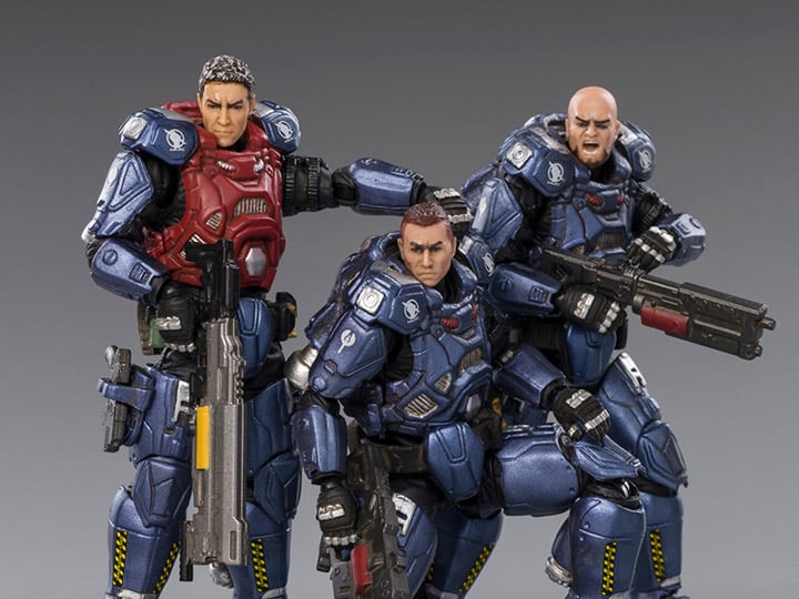 Battle for the Stars Starhawk 03st Legion Interstellar 1/18 Scale Figure Set Gallery Image 1