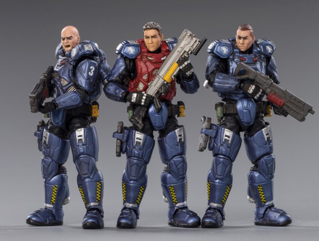 Battle for the Stars Starhawk 03st Legion Interstellar 1/18 Scale Figure Set Gallery Image 8