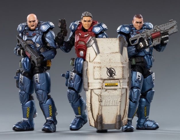 Battle for the Stars Starhawk 03st Legion Interstellar 1/18 Scale Figure Set Gallery Image 7