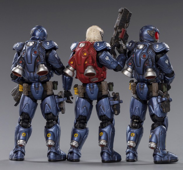Battle for the Stars Starhawk 03st Legion Interstellar 1/18 Scale Figure Set Gallery Image 6