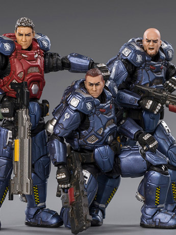 Battle for the Stars Starhawk 03st Legion Interstellar 1/18 Scale Figure Set Gallery Image 2