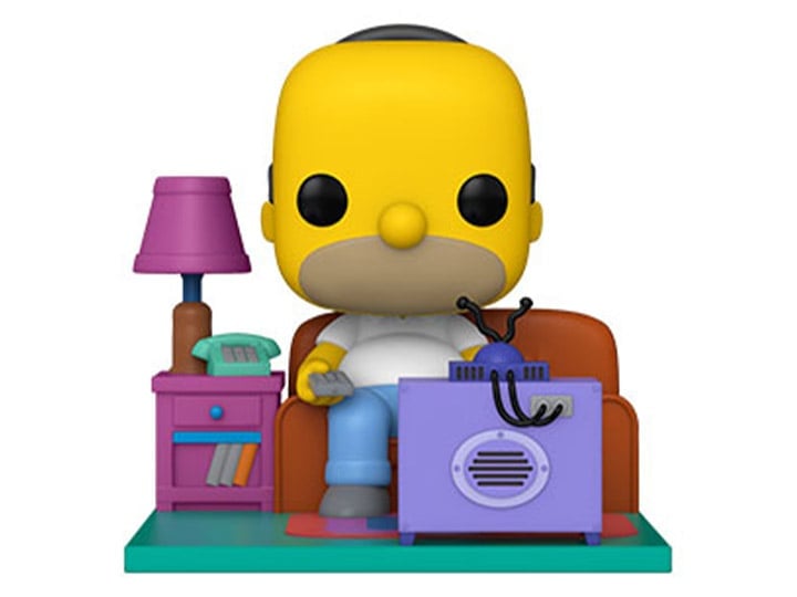 Pop! Deluxe: The Simpsons - Homer Watching TV Gallery Image 1