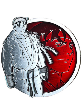 Street Fighter Portrait Series Ryu Enamel Pin Gallery Image 2