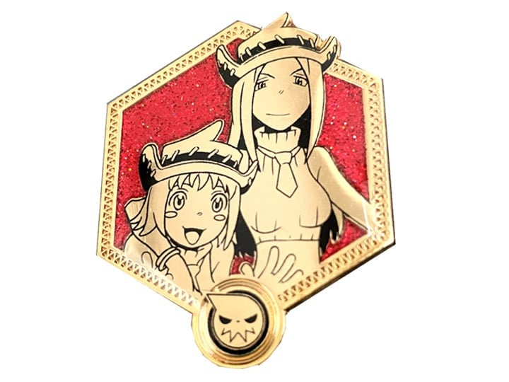 Soul Eater Golden Series Liz & Patty Thompson Enamel Pin Gallery Image 1