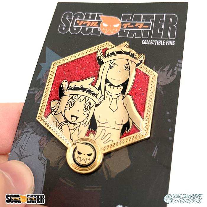 Soul Eater Golden Series Liz & Patty Thompson Enamel Pin Gallery Image 3