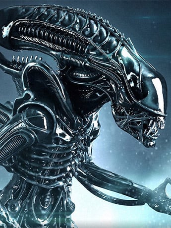 Aliens Alien Warrior 1/3 Scale Deluxe Maquette Gallery Image 2