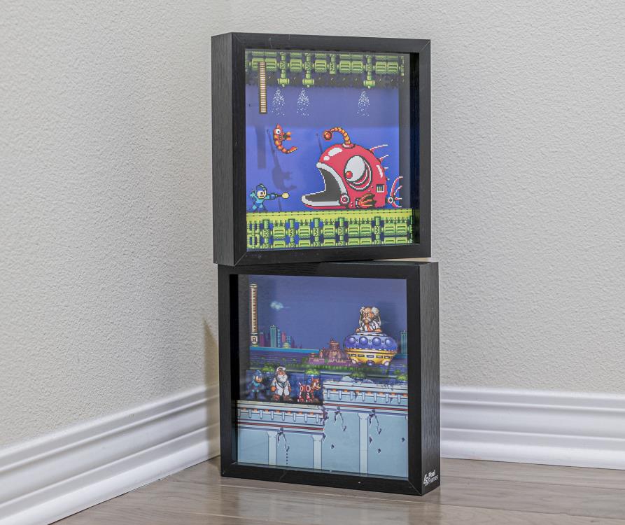 Mega Man 2 Lantern Fish Pixel Frame (9x9) Gallery Image 12