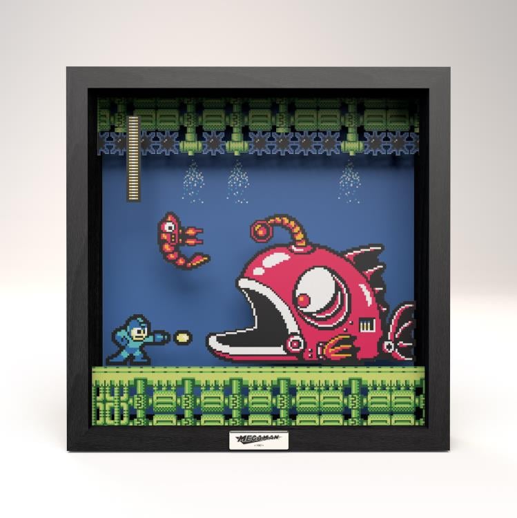Mega Man 2 Lantern Fish Pixel Frame (9x9) Gallery Image 5