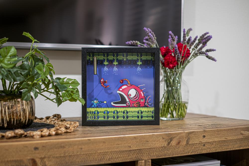Mega Man 2 Lantern Fish Pixel Frame (9x9) Gallery Image 10