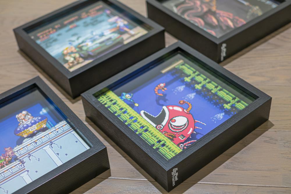 Mega Man 2 Lantern Fish Pixel Frame (9x9) Gallery Image 13