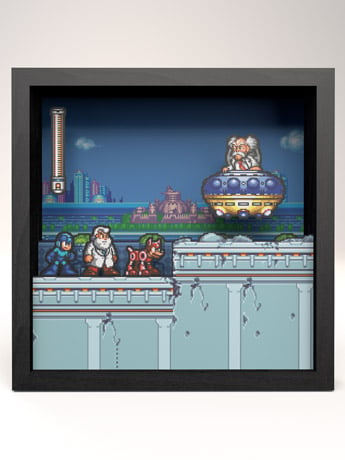 Mega Man 7 Dr. Wily Pixel Frame (9x9) Gallery Image 2