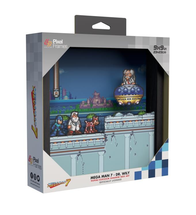 Mega Man 7 Dr. Wily Pixel Frame (9x9) Gallery Image 7
