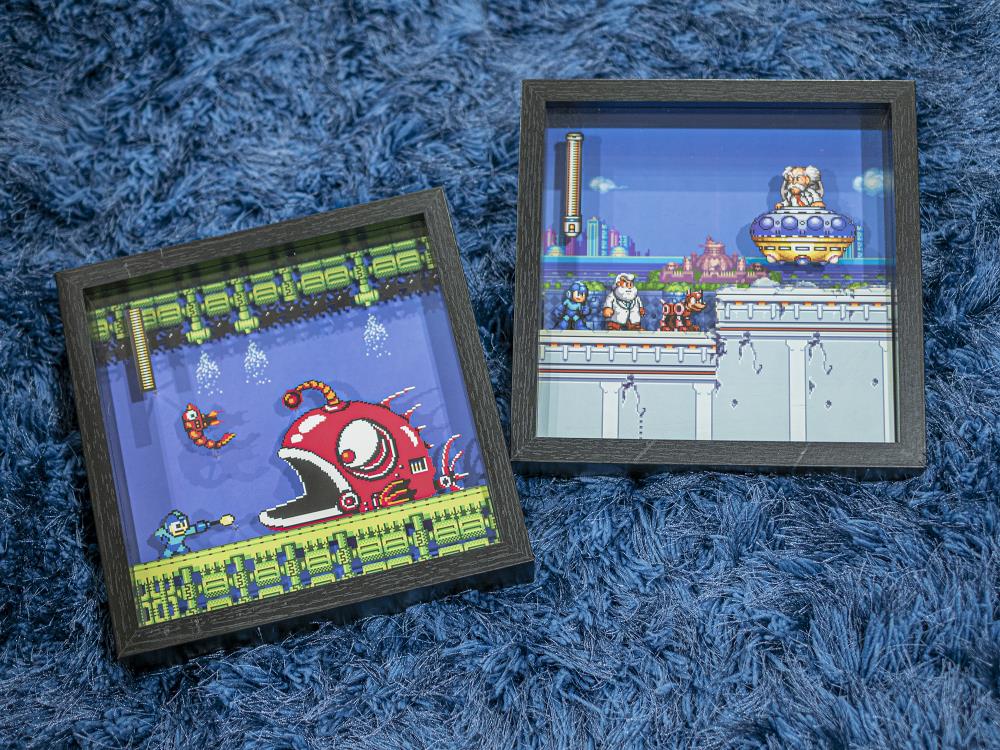 Mega Man 7 Dr. Wily Pixel Frame (9x9) Gallery Image 11