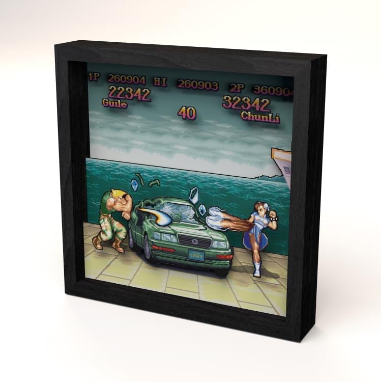 Street Fighter II Car Scene Pixel Frame (9x9) Gallery Image 4