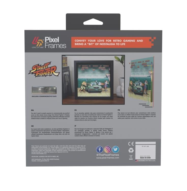 Street Fighter II Car Scene Pixel Frame (9x9) Gallery Image 8