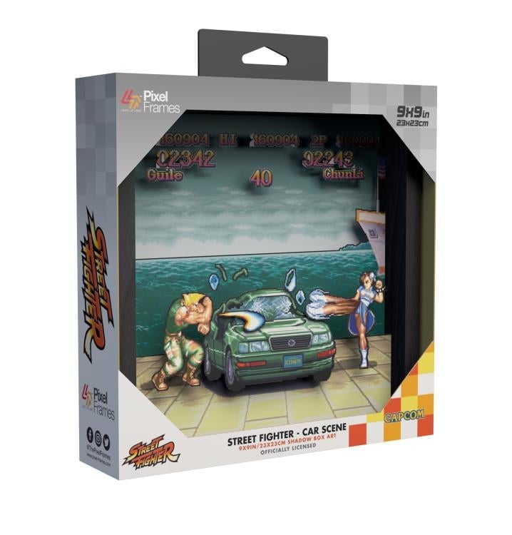 Street Fighter II Car Scene Pixel Frame (9x9) Gallery Image 7