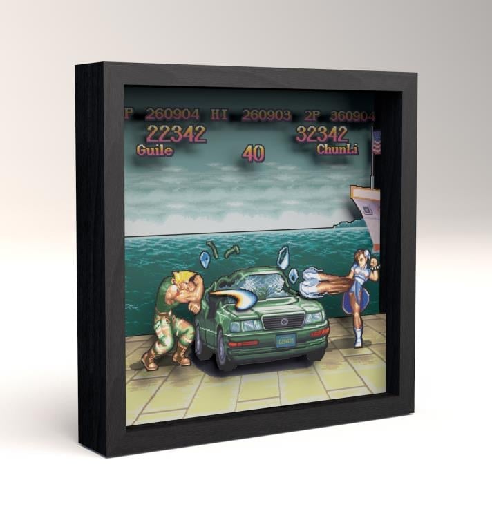 Street Fighter II Car Scene Pixel Frame (9x9) Gallery Image 3
