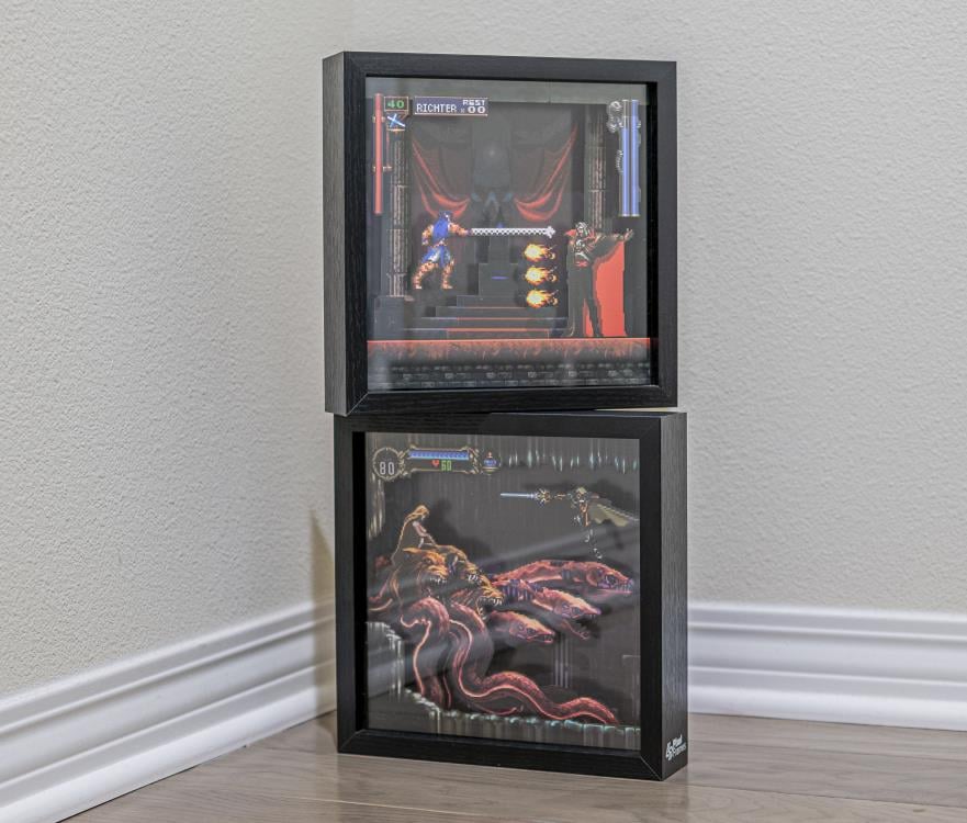Castlevania: Symphony of the Night Intro Dracula Pixel Frame (9x9) Gallery Image 4