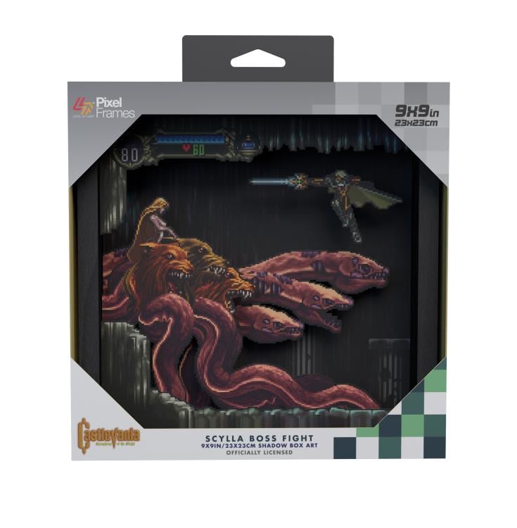 Castlevania: Symphony of the Night Scylla Boss Fight Pixel Frame (9x9) Gallery Image 6