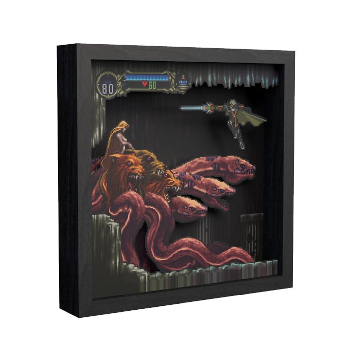 Castlevania: Symphony of the Night Scylla Boss Fight Pixel Frame (9x9) Gallery Image 4